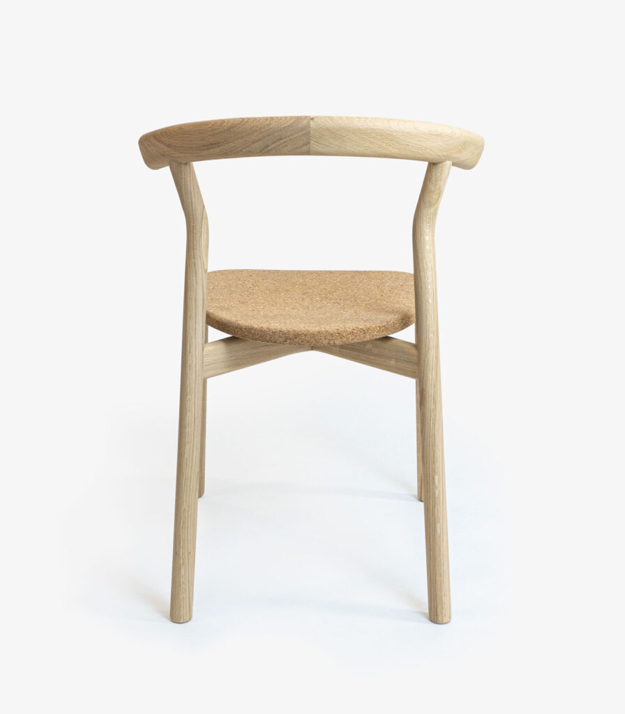 Dina Stackable Chair Dina | Wood side chair to add elegance to a dining space | DAM